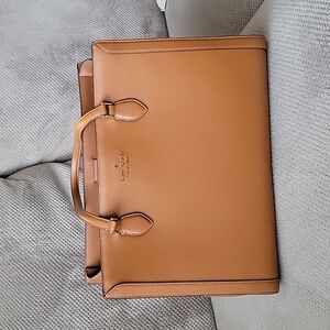 Madison Saffiano East West Leather Large Laptop Tote